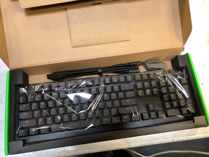 Photo 2 of Razer DeathStalker V2 Pro Wireless Gaming Keyboard: Low-Profile Optical Switches - Clicky Purple - HyperSpeed Wireless & Bluetooth 5.0-40 Hr Battery - Ultra-Durable Coated Keycaps - Chroma RGB DeathStalker V2 Pro Clicky Optical Switch