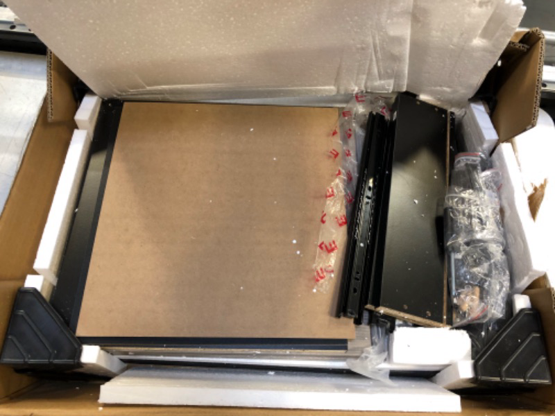 Photo 1 of DEVAISE 2 Drawer File Cabinet, Mobile Printer Stand with Open Storage Shelf, Wood Filing Cabinet fits A4 or Letter Size for Home Office, Greige Greige 2 drawer with shelf