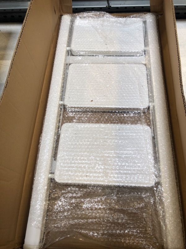 Photo 1 of 3 Step Ladder,Folding Step Stool with Wide Anti-Slip Pedal,330lbs Load Capacity,Lightweight and Portable for Kitchen Space Saving
