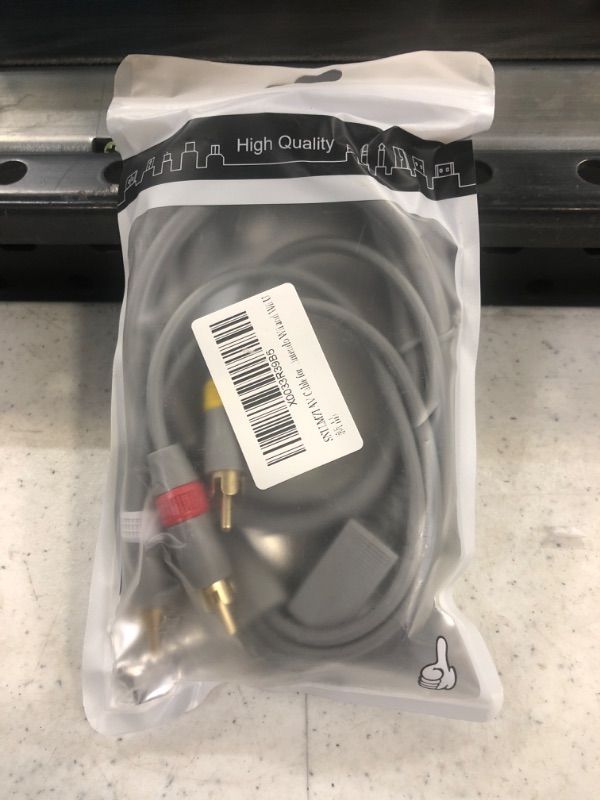 Photo 1 of SNLLMZI AV Cable for Wii Wii U,6ft 1.8M Composite Retro 3 RCA Gold-Plated Cable for Nintendo Wii and Wii U