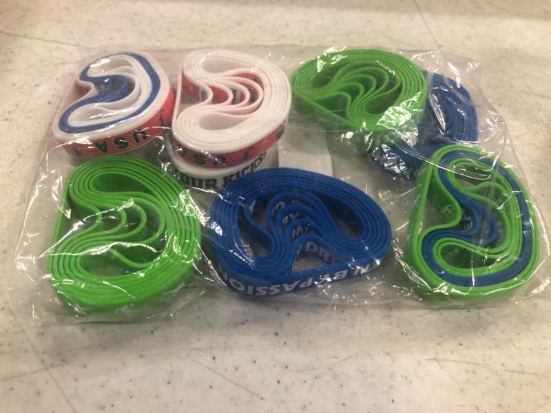 Photo 2 of 48Pcs World Cup 2022 American Bracelets Accessories, Soccer Rubber Bracelets Wristbands Gifts, World Cup Bracelets for Teen Adults, World Cup USA Sport Theme Soccer Birthday Party Supplies Prizes