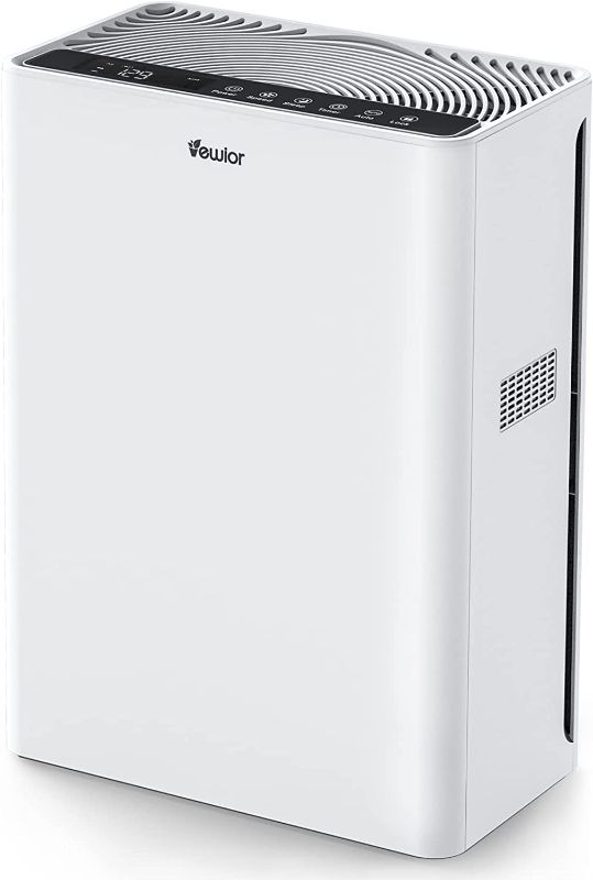 Photo 1 of Air Purifier, Home Air Purifiers For Large Room Up To 1620 sq.ft, VEWIOR CLEAN AIR A3 True HEPA Air Filter With 5 Timer Settings 3 Fan Speeds, Ultra-Quiet Air Cleaner For Pets Dander Hair Smoke Smell Pollen
