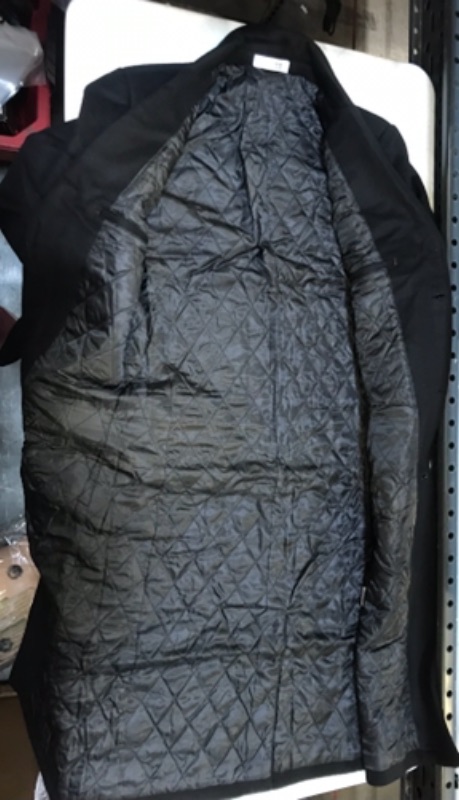 Photo 3 of Mens Trench Coat Autumn Winter Long Jacket Overcoat  SIZE S