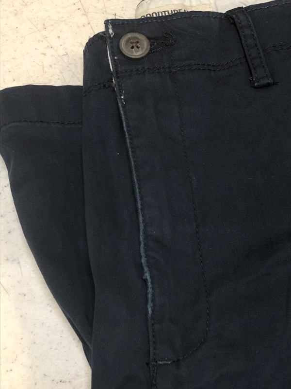 Photo 1 of Goodthreads Men's Straight-Fit Vintage Comfort Stretch Cargo Pant 36W x 30L Washed Navy