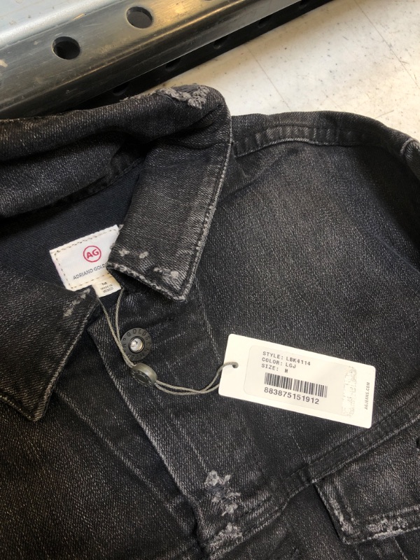 Photo 1 of AG Adriano Goldschmied Women's Easy Ridged Twill Nancy Jacket Medium Long Journey