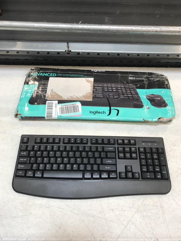 Photo 1 of Wireless Keyboard and Mouse Combo, EDJO 2.4G Full-Sized Ergonomic Computer Keyboard with Wrist Rest and 3 Level DPI Adjustable Wireless Mouse for Windows, Mac OS Desktop/Laptop/PC black