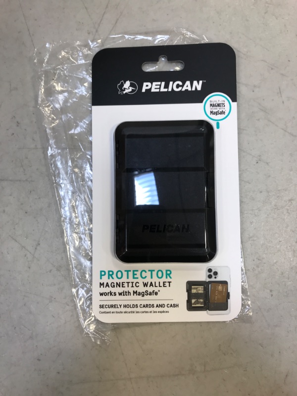 Photo 2 of Pelican Magnetic Wallet & Card Holder - Heavy Duty Snap-on MagSafe Wallet - Detachable Hard Shell Lightweight iPhone Wallet - for iPhone 14 Pro Max/ 14 Pro/ 14/13 Pro Max/ 13 Pro/ 12 Pro Max - Black
