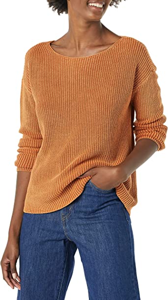 Photo 1 of Goodthreads Women's Mineral Wash Ribbed Boatneck Pullover Sweater XL
