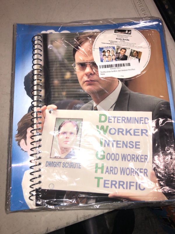 Photo 2 of Innovative Designs The Office Binder Bundle with Binder, Folder, 1-Subject Notebook (The Office), Blue, 11.441 x 9.75 x 1