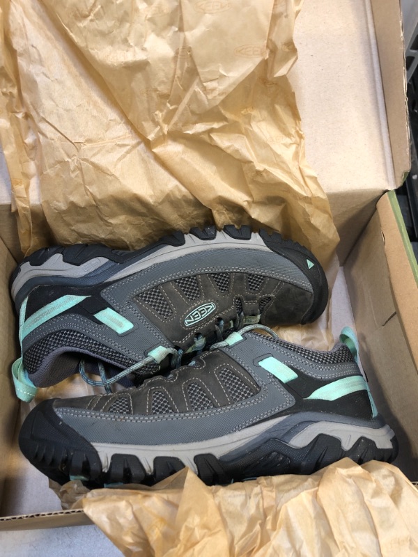 Photo 2 of KEEN Women's Targhee Vent Hiking Shoe 9 Steel Grey/Ocean Wave