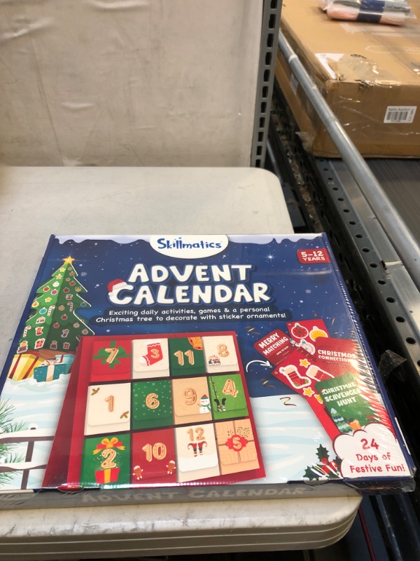 Photo 2 of Skillmatics Countdown to Christmas Advent Calendar 2022 | Holiday Gifts for 5 to 12 Years | Includes exciting daily activities, games & a personal Christmas tree to decorate with sticker ornaments FCATORY SEALED