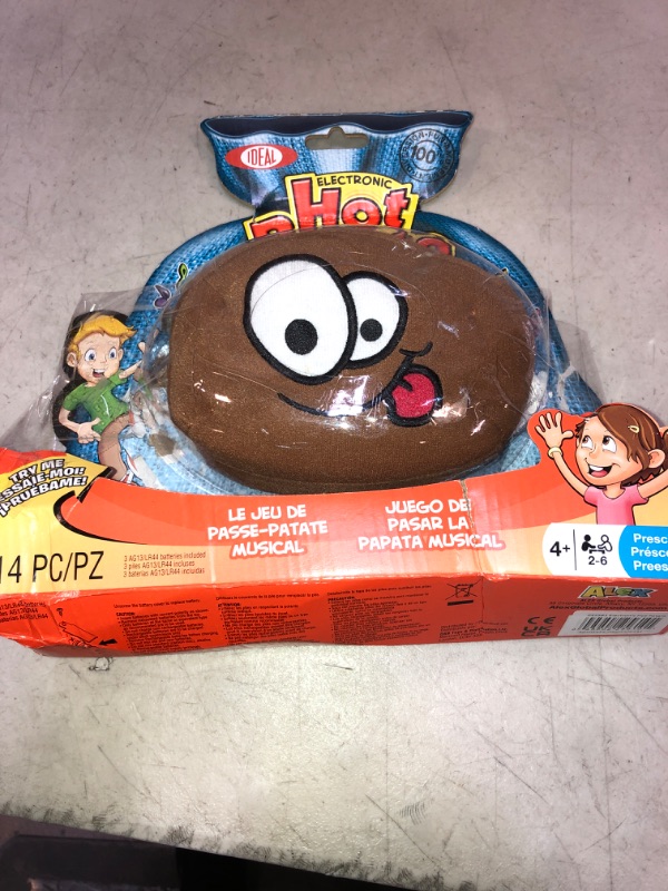 Photo 2 of ALEX Toys Ideal Hot Potato Electronic Musical Passing Kids Party Game, Don’t Get Caught With the Spud When the Music Stops! Ages 4+, 2-6 Players, Brown