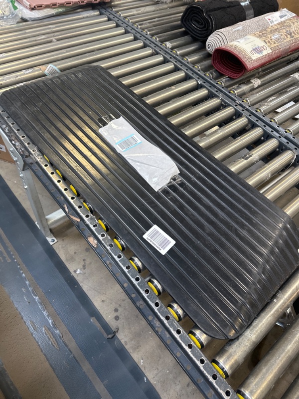 Photo 1 of  Rubber Threshold Ramp, 1.5" Rise Threshold Ramp Doorway, Recycled Rubber Power Threshold Ramp Rated 2200Lbs Load Capacity ---- MINOR SCUFFS 