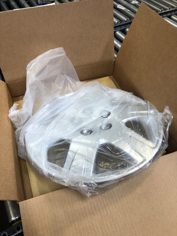 Photo 3 of Coast to Coast IWC42215 Single 6 Spoke Gloss Silver 15" Wheel Cover Compatible with 2005-2008 Toyota Corolla - Single Hubcap ------- FACTORY SEALED