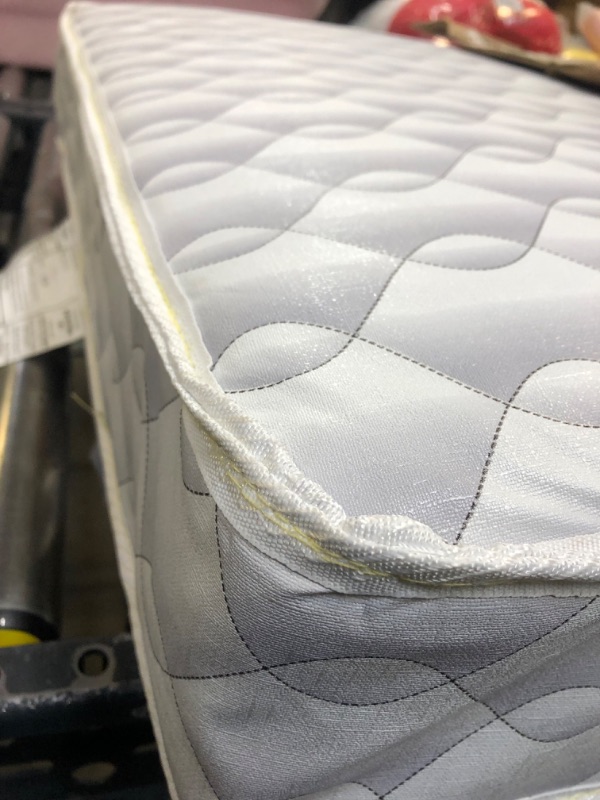 Photo 4 of Dream On Me Twilight 5” 88 Coil Innerspring Crib and Toddler Mattress, Grey Waterproof Vinyl Cover, Greenguard Gold & JPMA Certified, 10 Years Manufacture Warranty, Made in U.S.A, Removable Cover ---------- OUT OF THE BOX NEW