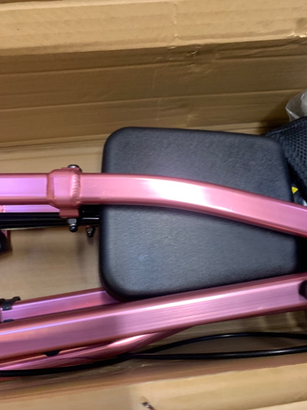 Photo 8 of Able Life Space Saver Rollator - Regal Rose --- Box Packaging Damaged, Item is New
