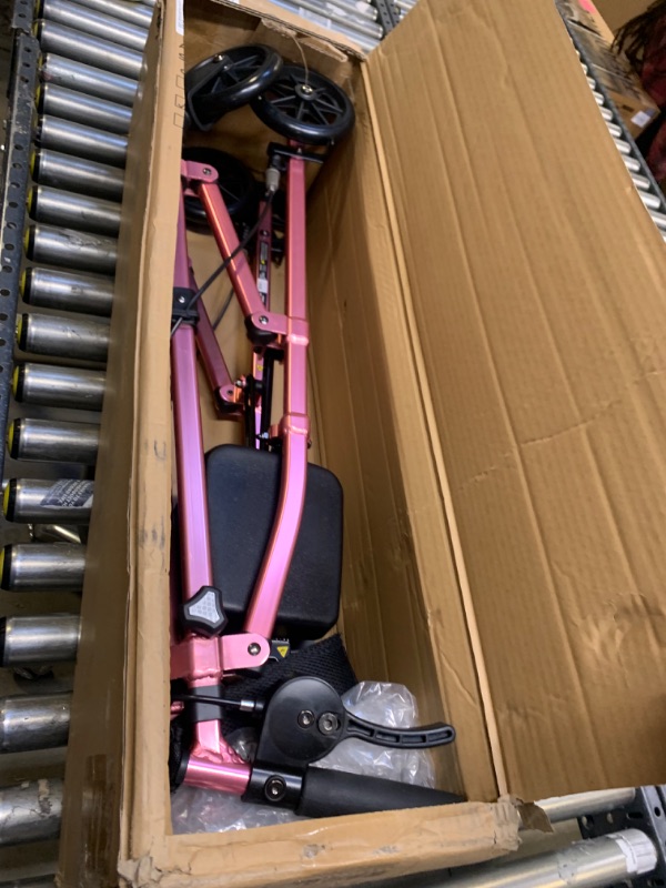 Photo 3 of Able Life Space Saver Rollator - Regal Rose --- Box Packaging Damaged, Item is New
