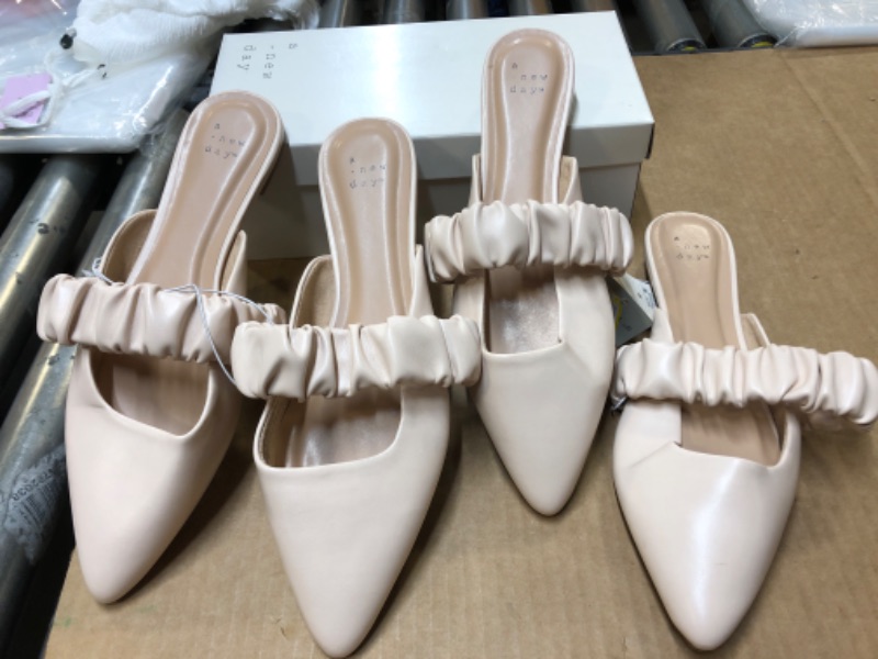 Photo 2 of 2 pairs of Women's Celeste Mules - A New Day Off-White 11 and 10