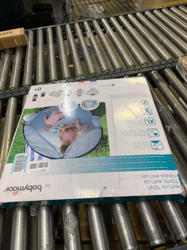 Photo 2 of Babymoov Anti-UV Marine Tent UPF 50+ Sun Protection with Pop Up System for Easy Use & Transport (Summer 2023 Edition), Navy --- Box Packaging Damaged, Item is New
