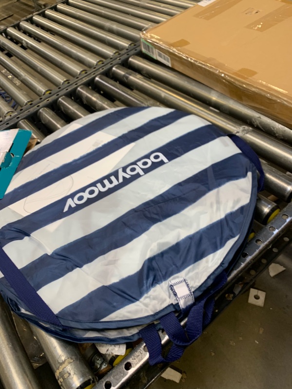 Photo 3 of Babymoov Anti-UV Marine Tent UPF 50+ Sun Protection with Pop Up System for Easy Use & Transport (Summer 2023 Edition), Navy --- Box Packaging Damaged, Item is New
