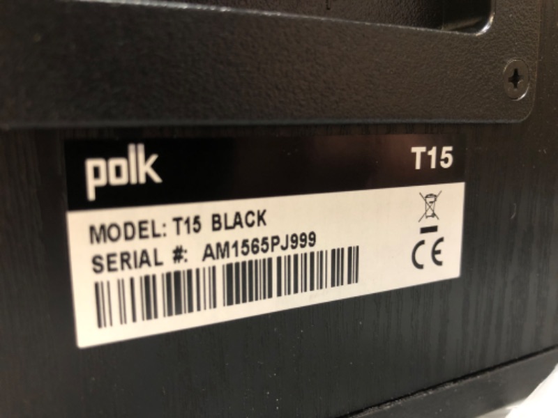 Photo 5 of Polk Audio T15 Bookshelf Speakers Pair Black