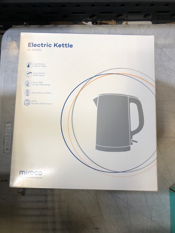 Photo 3 of Miroco Double Wall Stainless Steel BPA-Free Tea Kettle|Overheating Protection

