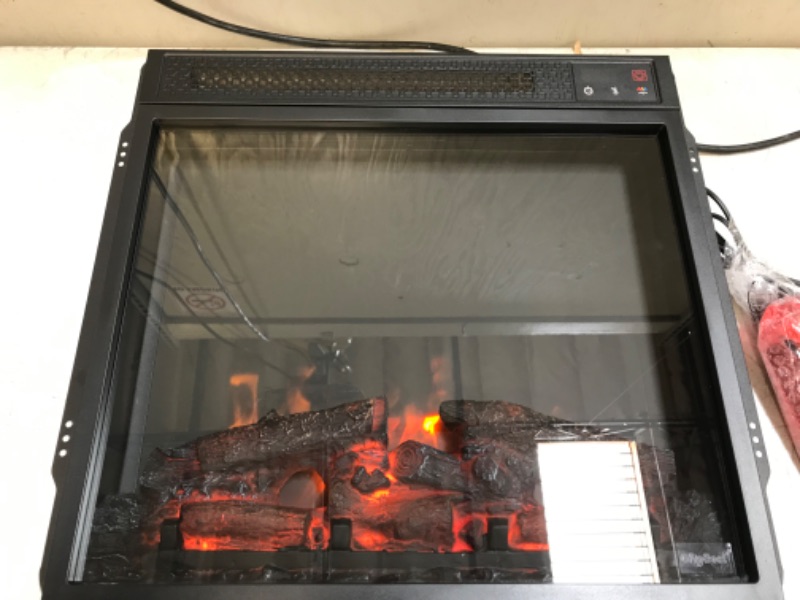 Photo 2 of Electric Fireplace Insert Heater with 3D Realistic Flame Effect, GFN-1803-02
