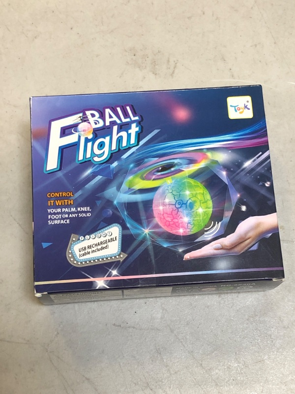 Photo 2 of Flying Toy Ball Infrared Induction RC Flying Toy Built-in LED Light Disco Helicopter Shining Colorful Flying Drone Indoor and Outdoor Games Toys for 3 4 5 6 7 8 9 10 Year Old Boys and Girls
++FACTORY SEALED++