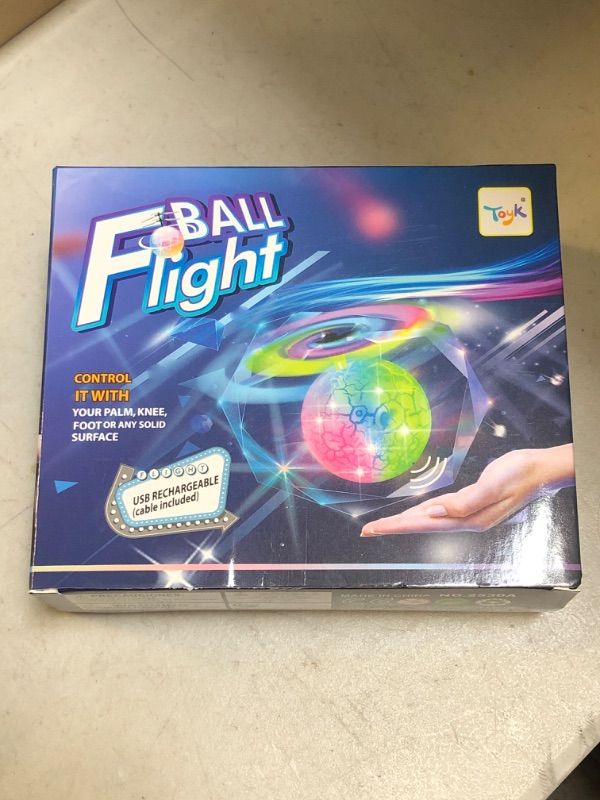 Photo 2 of Flying Toy Ball Infrared Induction RC Flying Toy Built-in LED Light Disco Helicopter Shining Colorful Flying Drone Indoor and Outdoor Games Toys for 3 4 5 6 7 8 9 10 Year Old Boys and Girls
+++FACTORY SEALED++++