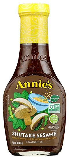 Photo 1 of 2 PCS ---Annie's Natural Shiitake Sesame Salad Dressing, Non-GMO, 8 fl oz