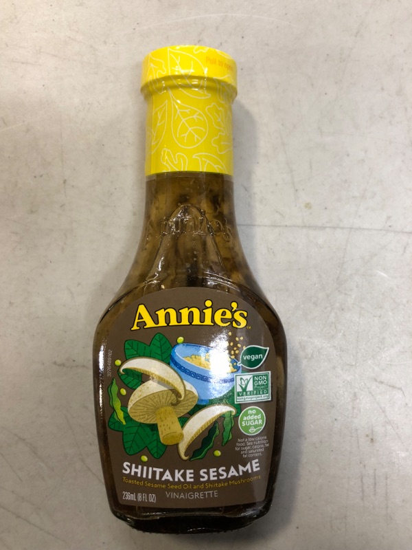 Photo 2 of 2 bottles----Annie's Natural Shiitake Sesame Salad Dressing, Non-GMO, 8 fl oz