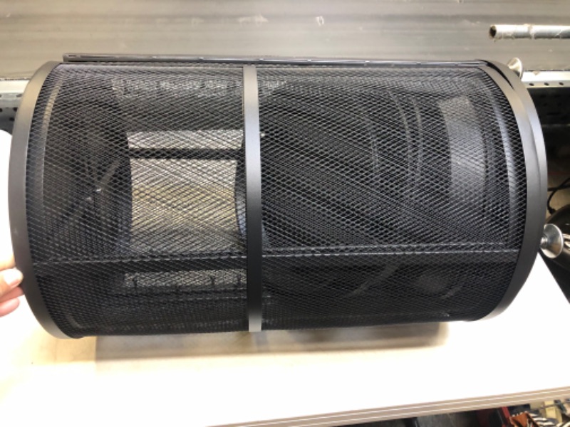 Photo 5 of STYLIFING Rotating Rolling Storage Cart 6 Tier 360° Rotation Organizer Cart for Fruits Vegetables Snacks with Wheels & Foot Pads, Round Standing Shelf for Kitchen Living Room Bathroom Bedroom Office Black
+++MINOR SCRATCH ON BOTTOM+++