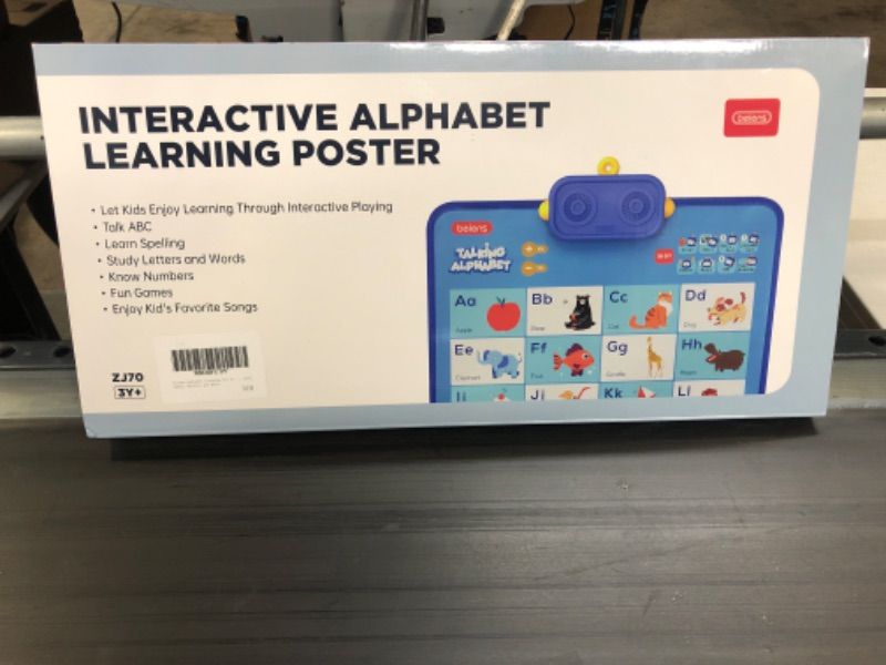 Photo 1 of beiens Interactive Learning & Education Toys, ABC 123 Electronic Talking Poster Alphabet Wall Chart for Toddler Kids 2 3 4 5 Year Old Girls Boys Birthday Gifts, Preschool Learning Activities