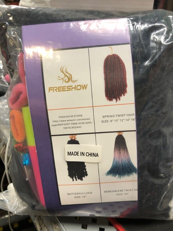 Photo 2 of FREESHOW Sister Locs Crochet Hair 22 Inch Micro Locs Crochet Hair 6 Packs Goddess Locs Crochet Hair Dreadlocks Mini Faux loc Crochet Hair Color 1B (22",1B# 6packs)
