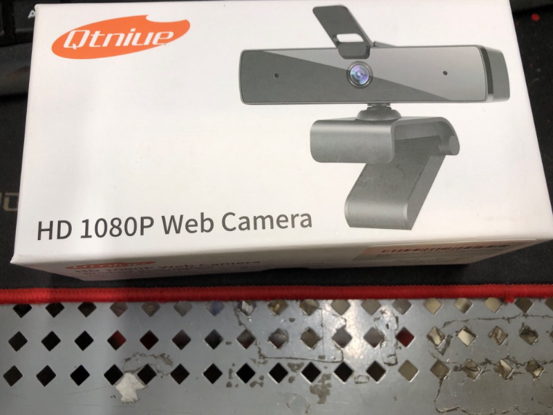 Photo 2 of Qtniue Webcam with Microphone and Privacy Cover, FHD Webcam 1080p, Desktop or Laptop and Smart TV USB Camera for Video Calling, Stereo Streaming and Online Classes 30FPS