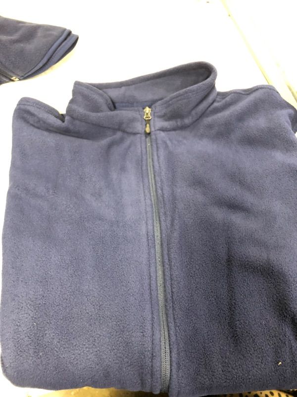 Photo 2 of Amazon Essentials Men's Full-Zip Polar Fleece Vest (Available in Big & Tall) Polyester Navy X-Large