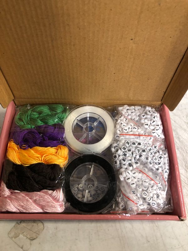 Photo 3 of Bracelet Making Kit - Chakra Beads for Jewelry & Bracelets Making - Bracelet Beads Kit 
