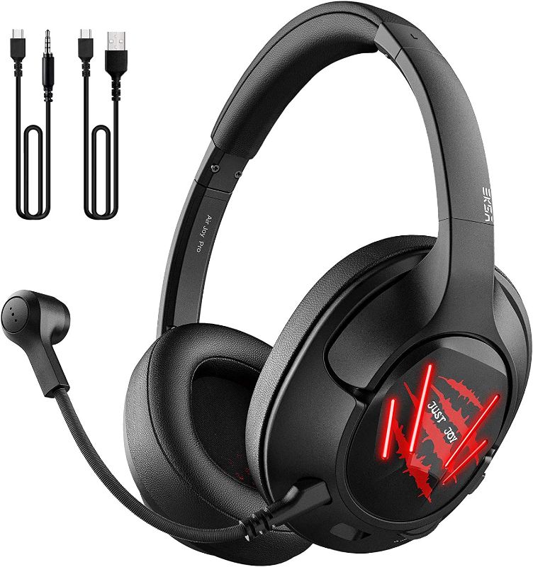 Photo 1 of EKSA USB Gaming Headset - 7.1 Surround Sound Headphones with Breathable Earmuffs - Noise Cancelling Mic - Gaming Headphones for PC, PS4, Xbox One S/X, Android
