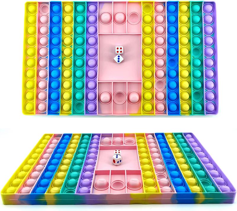 Photo 1 of Chess Board Push Bubble Popper Fidget Sensory Toys, Suitable for Stress Relief, Parent-Child Games .
