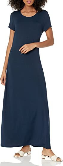 Photo 1 of Amazon Essentials Women's Short-Sleeve Maxi Dress 2XL
