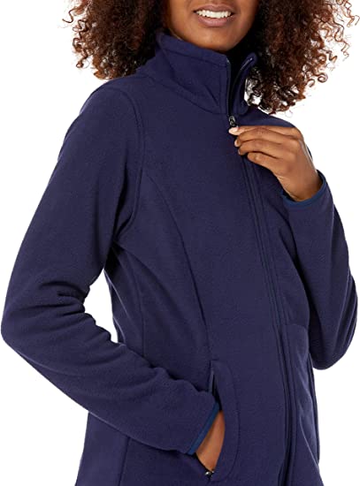 Photo 1 of Amazon Essentials Women's Classic-Fit Long-Sleeve Full-Zip Polar Soft Fleece Jacket XS - NAVY
