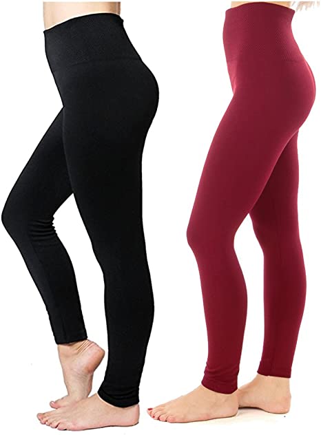 Photo 1 of Women Fleece Lined Leggings High Waisted Thermal Leggings Cotton Seamless Winter SIZE UNKNOWN
