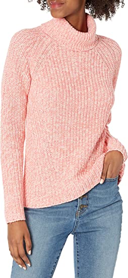 Photo 1 of Goodthreads Women's Cotton Shaker Stitch Turtleneck Sweater  MEDIUM
