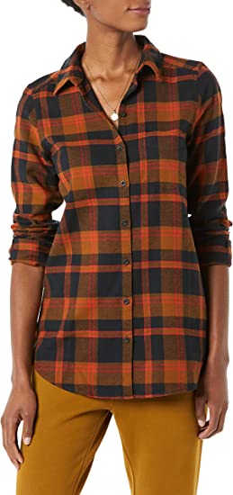 Photo 1 of Goodthreads Women's Brushed Flannel Boyfriend Tunic LARGE 