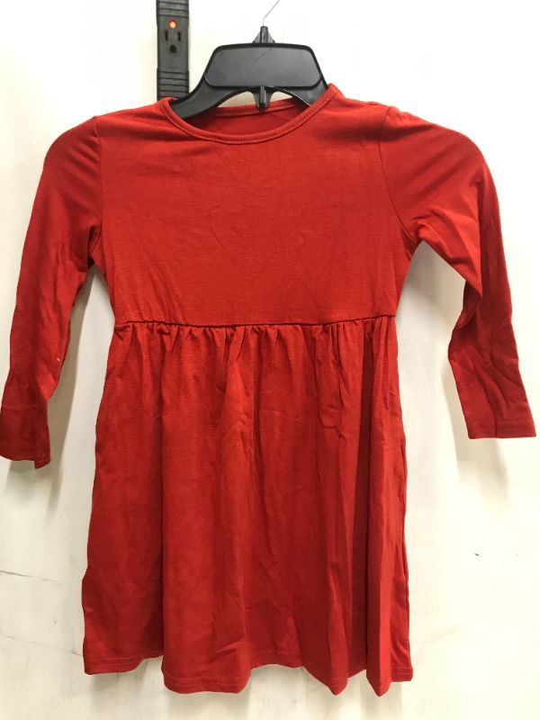 Photo 2 of Cicy Bell Girl's Short Sleeve Dresses Pleated Loose Swing Casual Dress with Pockets   SIZE UNKNOWN
