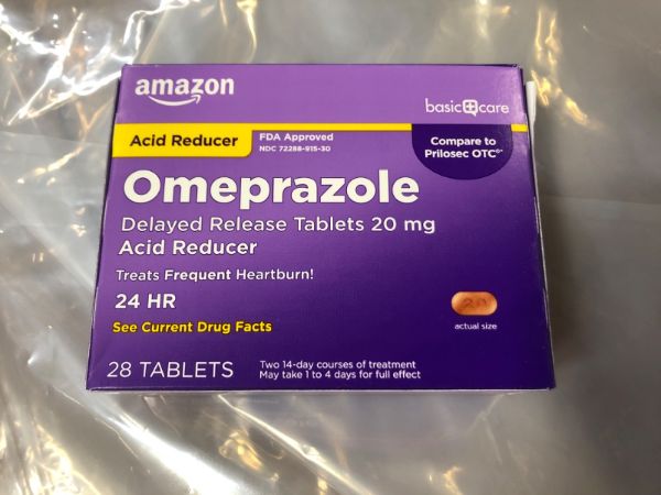 Photo 3 of Basic Care Omeprazole Delayed Release Tablets 20 Mg 28 Count Exp Date 04/2023