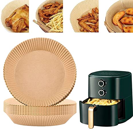 Photo 1 of Air Fryer Disposable Paper Liner, 7.9*6.3inch Non-stick Disposable Air Fryer Liners, Baking Paper for Air Fryer Oil-proof (100Pcs-6.3inch, Natural)
Visit the Via Lactea Store