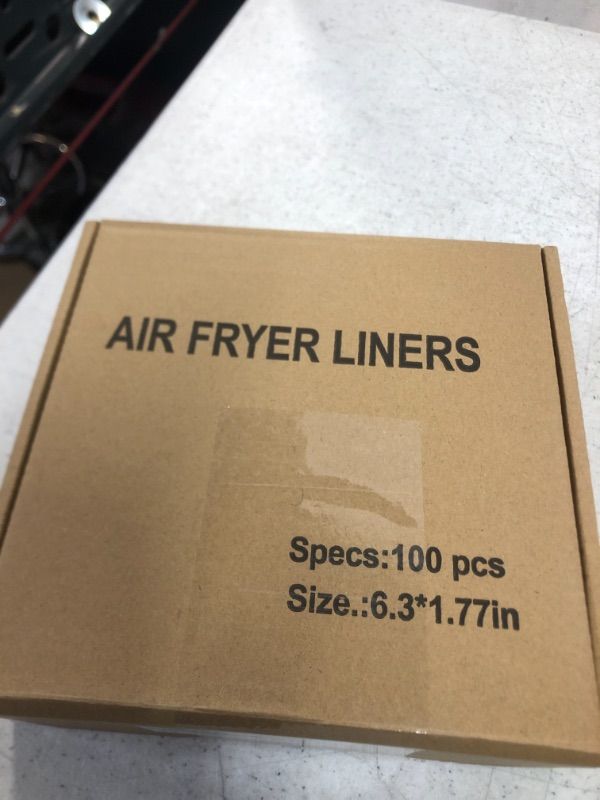 Photo 3 of Air Fryer Disposable Paper Liner, 7.9*6.3inch Non-stick Disposable Air Fryer Liners, Baking Paper for Air Fryer Oil-proof (100Pcs-6.3inch, Natural)
Visit the Via Lactea Store