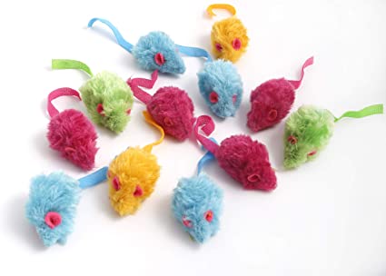 Photo 2 of 2 COUNT- Hartz Cattraction Kitty Frenzy Cat Toy with 12 Silver Vine & Catnip Mice, Multi