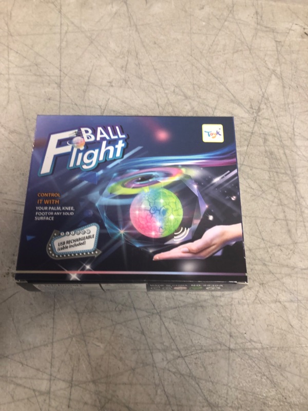 Photo 2 of Flying Toy Ball Infrared Induction RC Flying Toy Built-in LED Light Disco Helicopter Shining Colorful Flying Drone Indoor and Outdoor Games Toys for 3 4 5 6 7 8 9 10 Year Old Boys and Girls